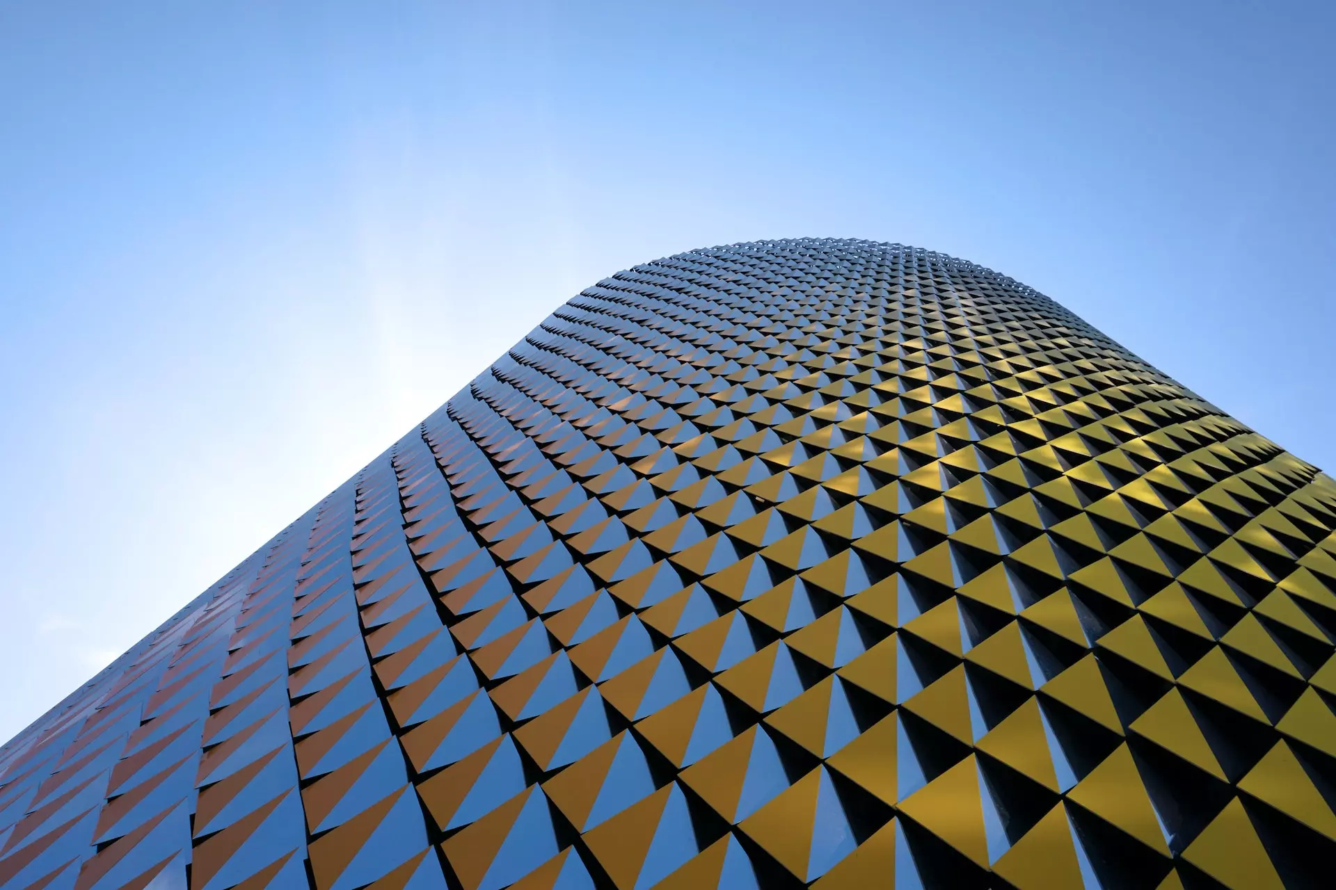 Skyscraper viewed from below