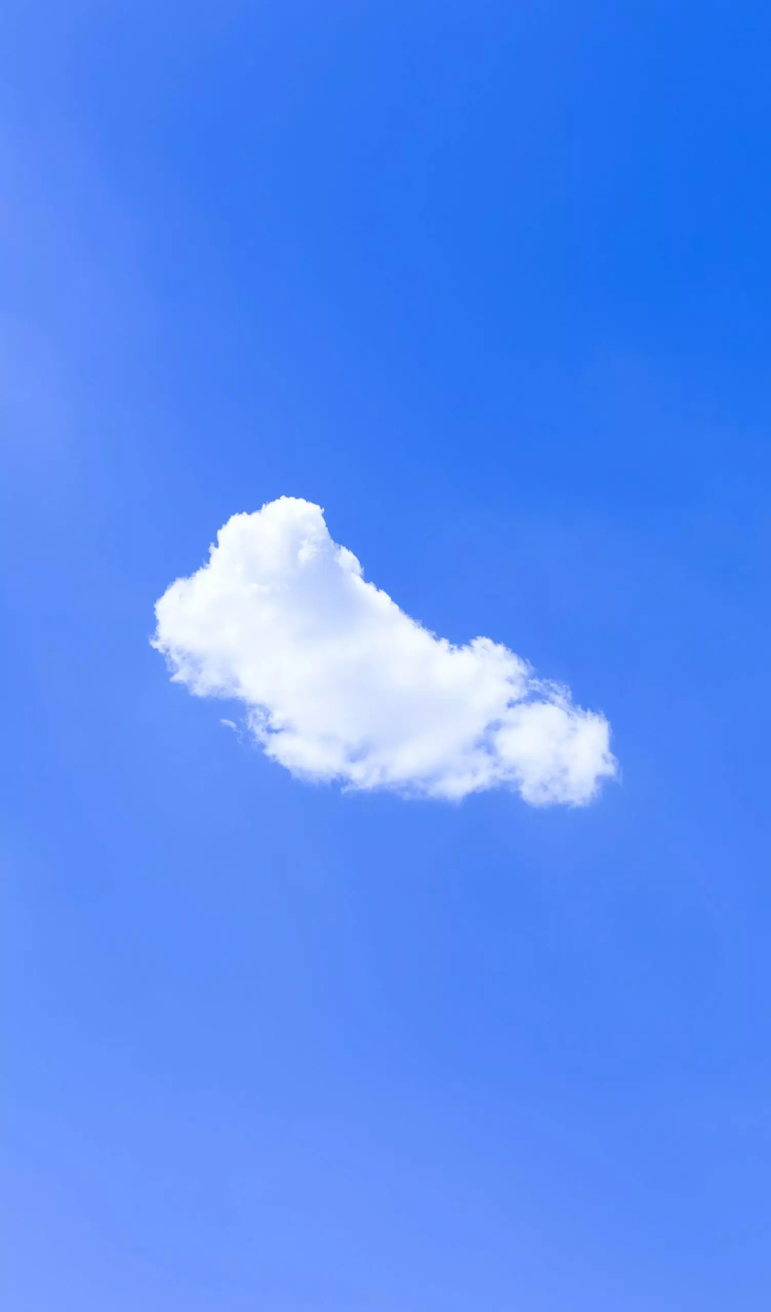 A lonely cloud