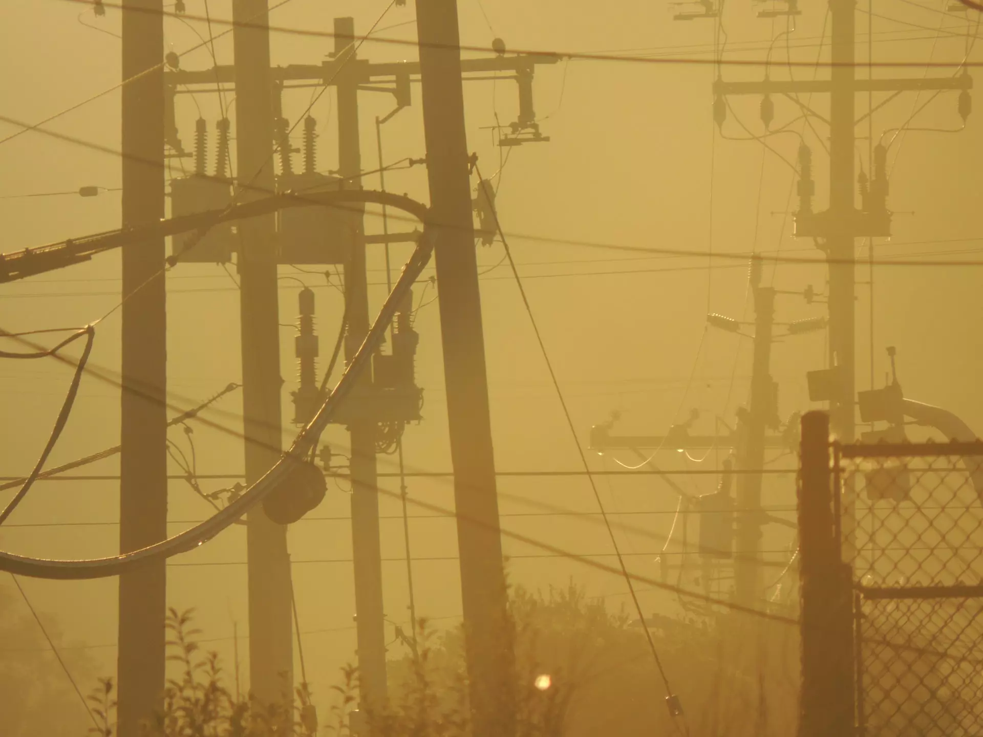 Electrical infrastructure in the smog