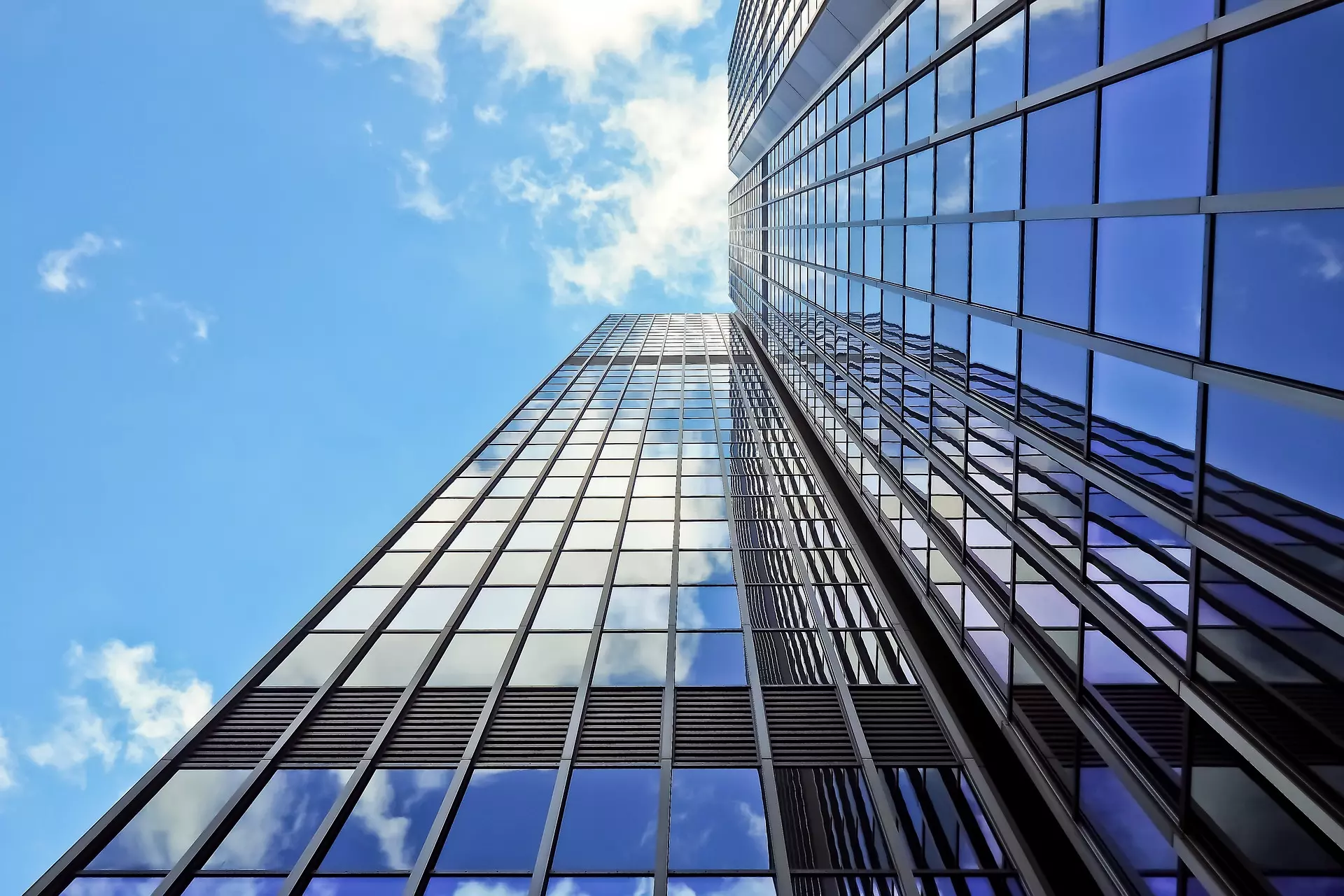 Skyscraper viewed from below