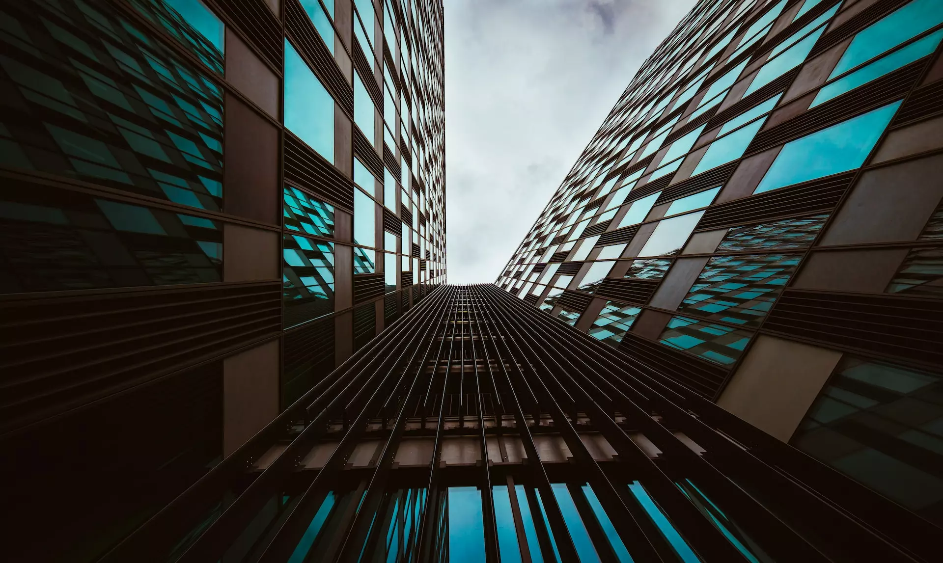 Skyscraper viewed from below