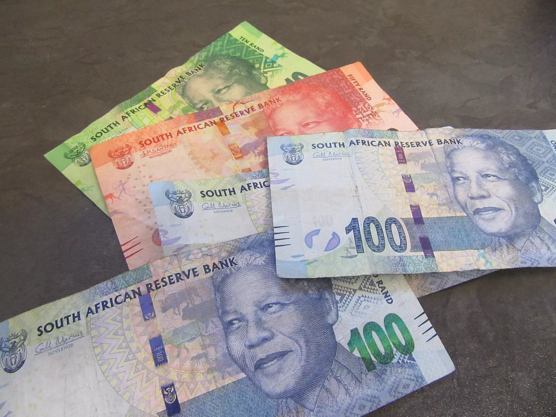 South African banknotes