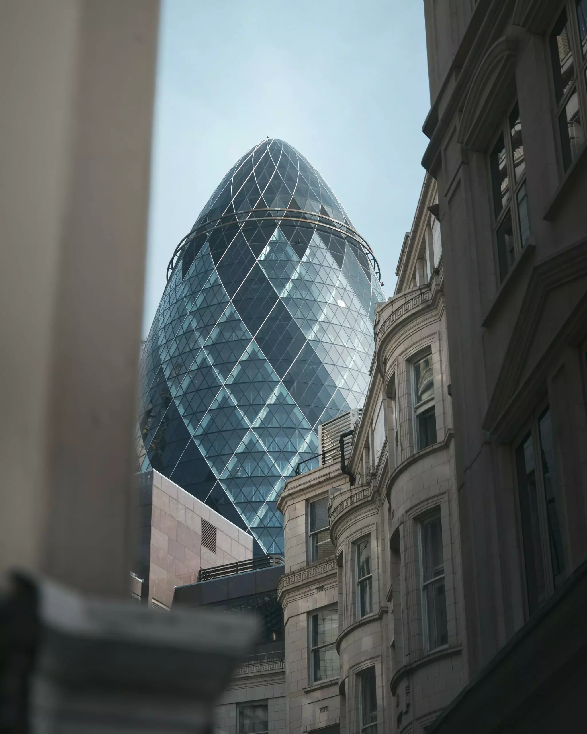 The Gherkin skyscraper, London